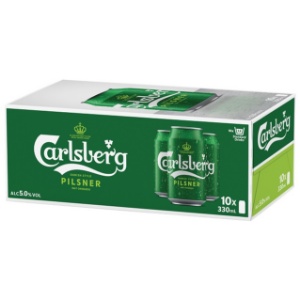 Picture of Carlsberg Pilsner 10pk Cans 330ml