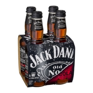 Picture of Jack Daniels & Cola 4pack Bottles 330ml