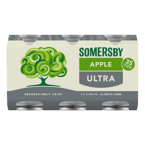Picture of Somersby Ultra Apple 6pk Cans 330ml