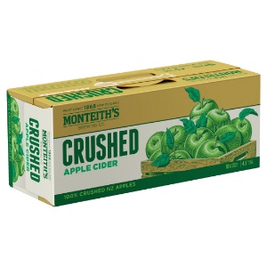 Picture of Monteiths Apple Cider 10pk Cans 330ml