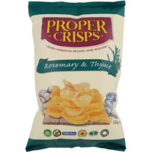 Picture of Proper Crisps Rosemary & Thyme Chips 140gm
