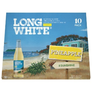 Picture of Long White Pineapple 10pk Bottles 320ml